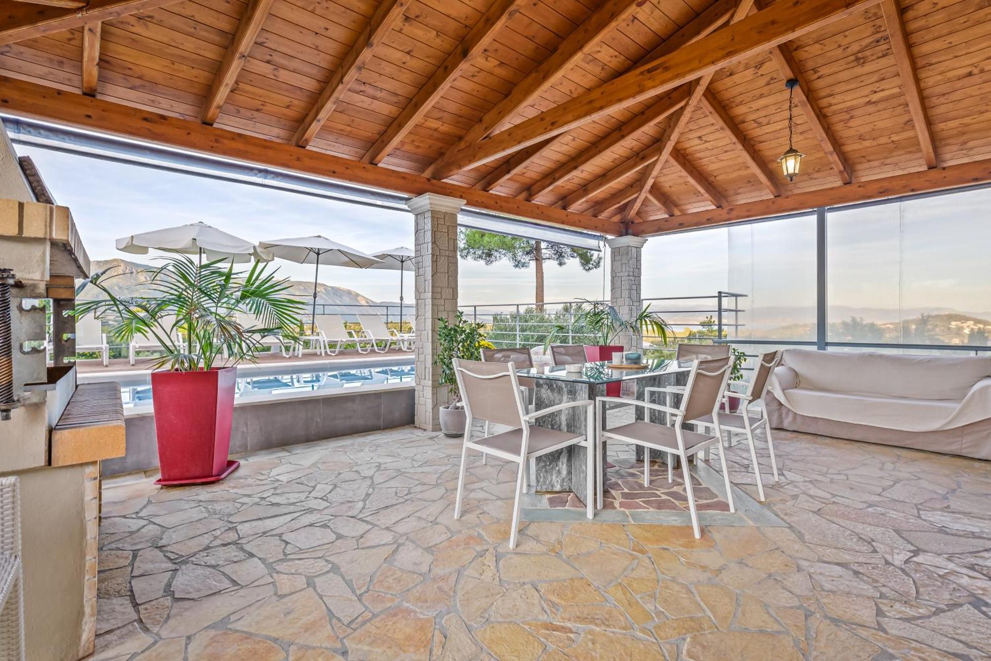 Villa Olivia Corfu - Amazing Sea-View 3 Bedroom Villa With A Pool Γαζάτικα Εξωτερικό φωτογραφία