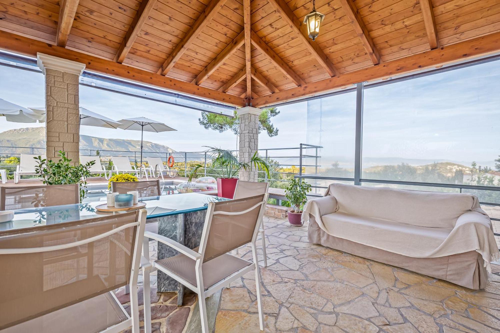 Villa Olivia Corfu - Amazing Sea-View 3 Bedroom Villa With A Pool Γαζάτικα Εξωτερικό φωτογραφία