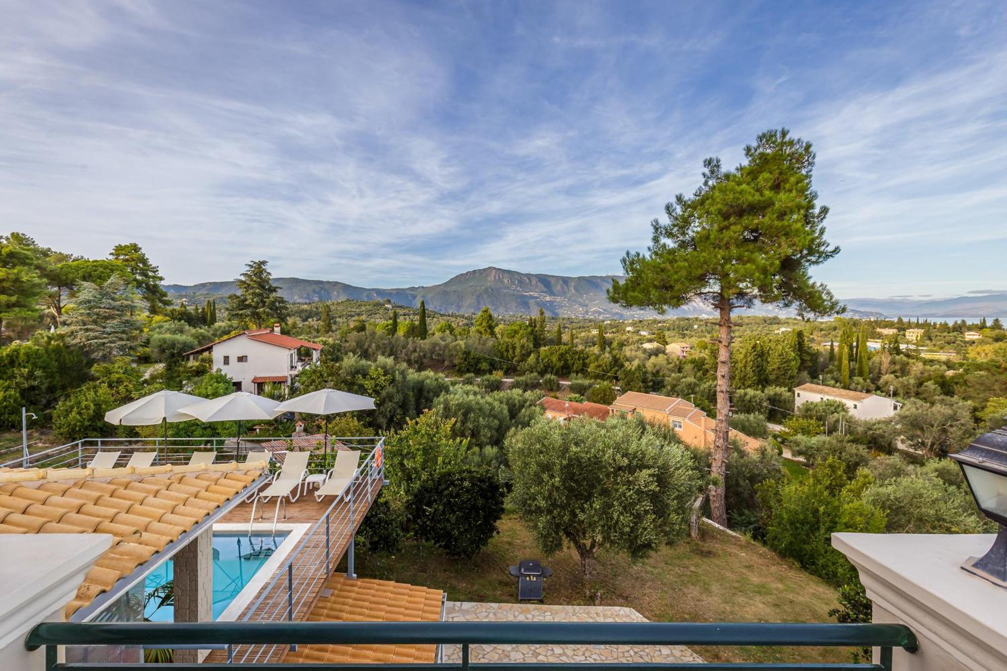 Villa Olivia Corfu - Amazing Sea-View 3 Bedroom Villa With A Pool Γαζάτικα Εξωτερικό φωτογραφία